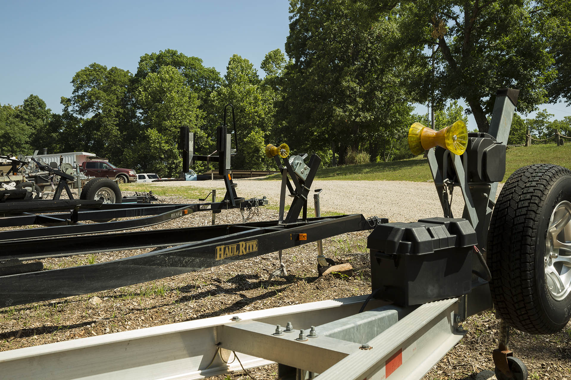 secure lot storage for boats
